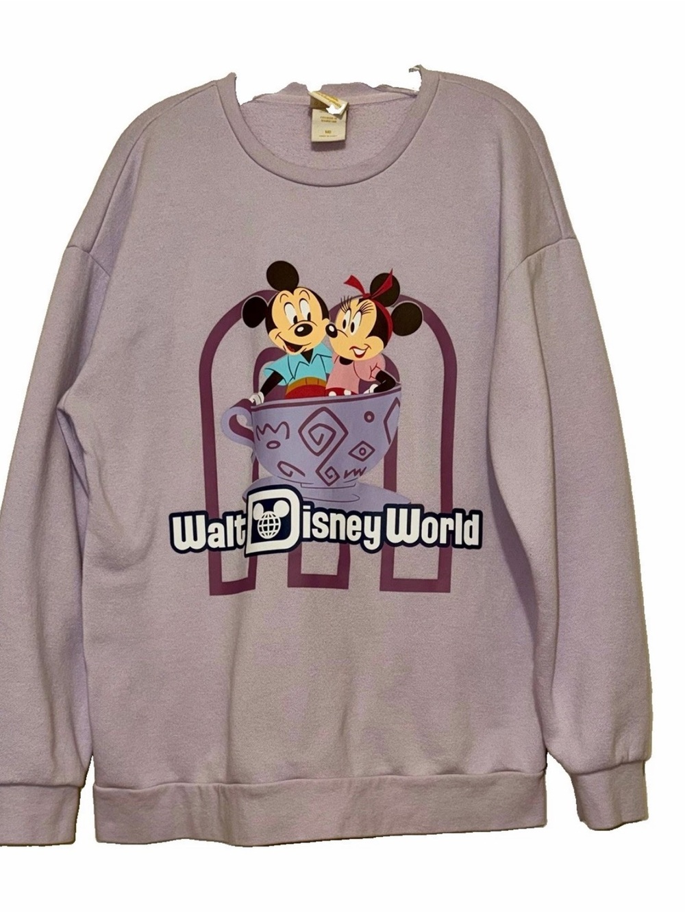 Walt Disney World 50th Anniversary Mickey & Minnie
Purple Crewneck Sweatshirt M
